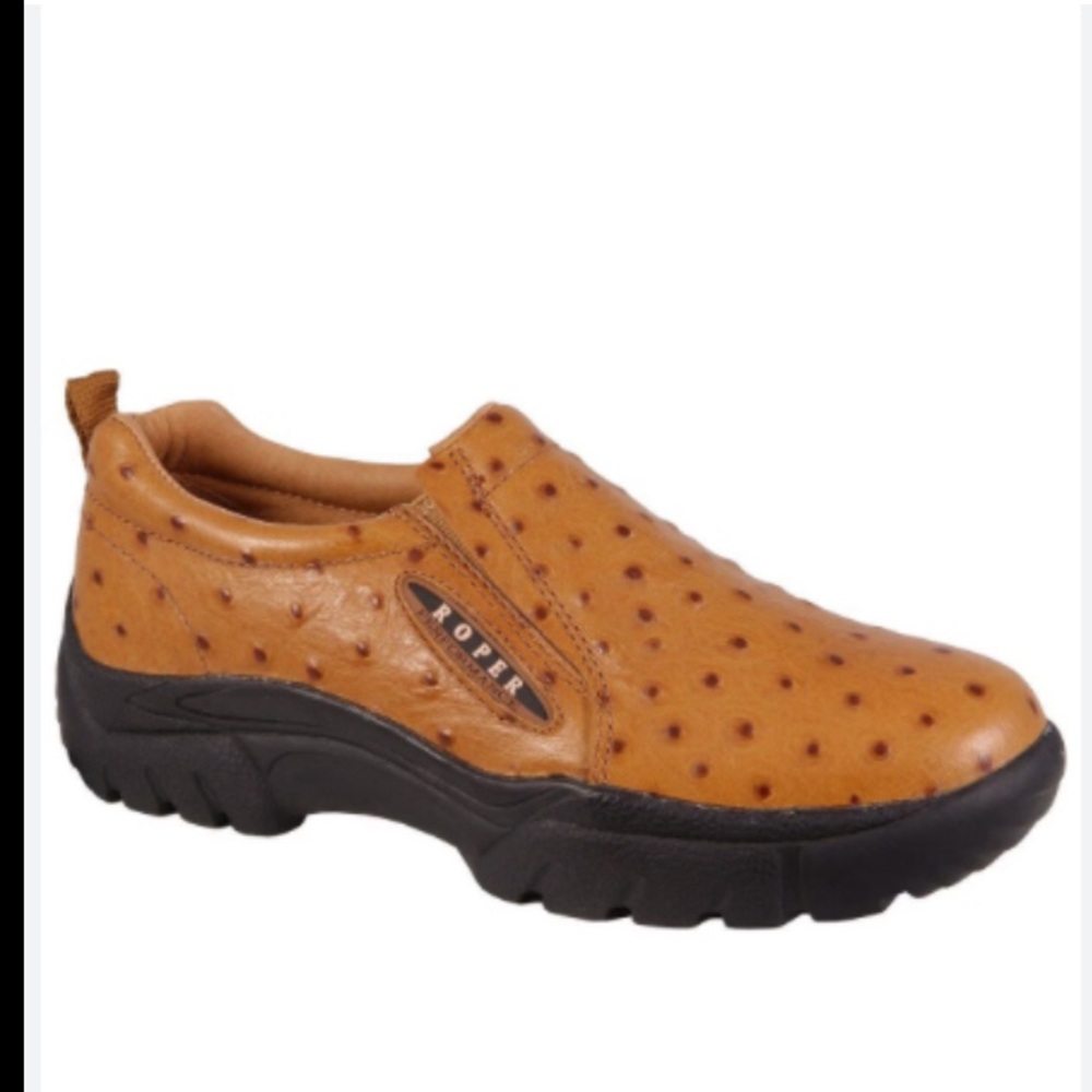 Roper Tan Leather Casual Shoes